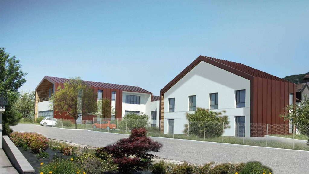 Extension de 2 Maisonnées, d’un « Tiers Lieu » et de logements inclusifs pour l’EHPAD Le Grand Chêne à Seynod.